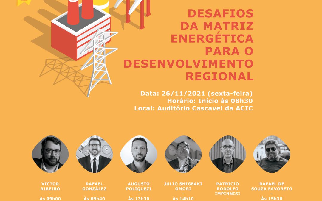 Inscrições abertas para o 1º Fórum Desafios da Matriz Energética