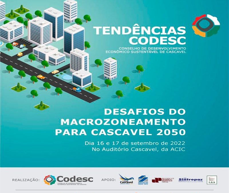 Tendências reúne, investidores e grandes nomes do desenvolvimento econômico para palestras gratuitas em Cascavel