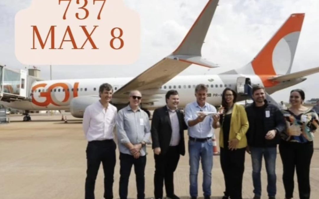 Gol Linhas Aéreas com o Boeing 737 MAX 8, incluem o destino Cascavel