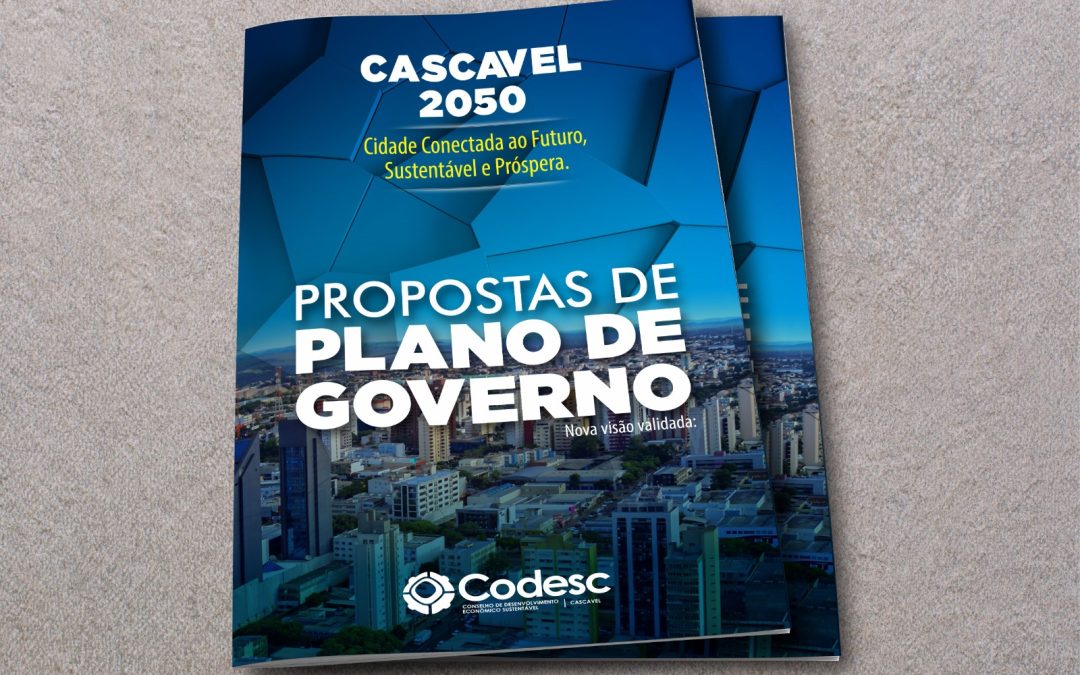 CODESC lança Cartilha de Propostas de Plano de Governo a Imprensa nesta Sexta-feira, dia 17